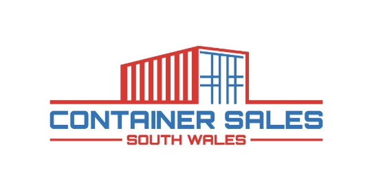 Shipping container logo with wording container sales south wales 