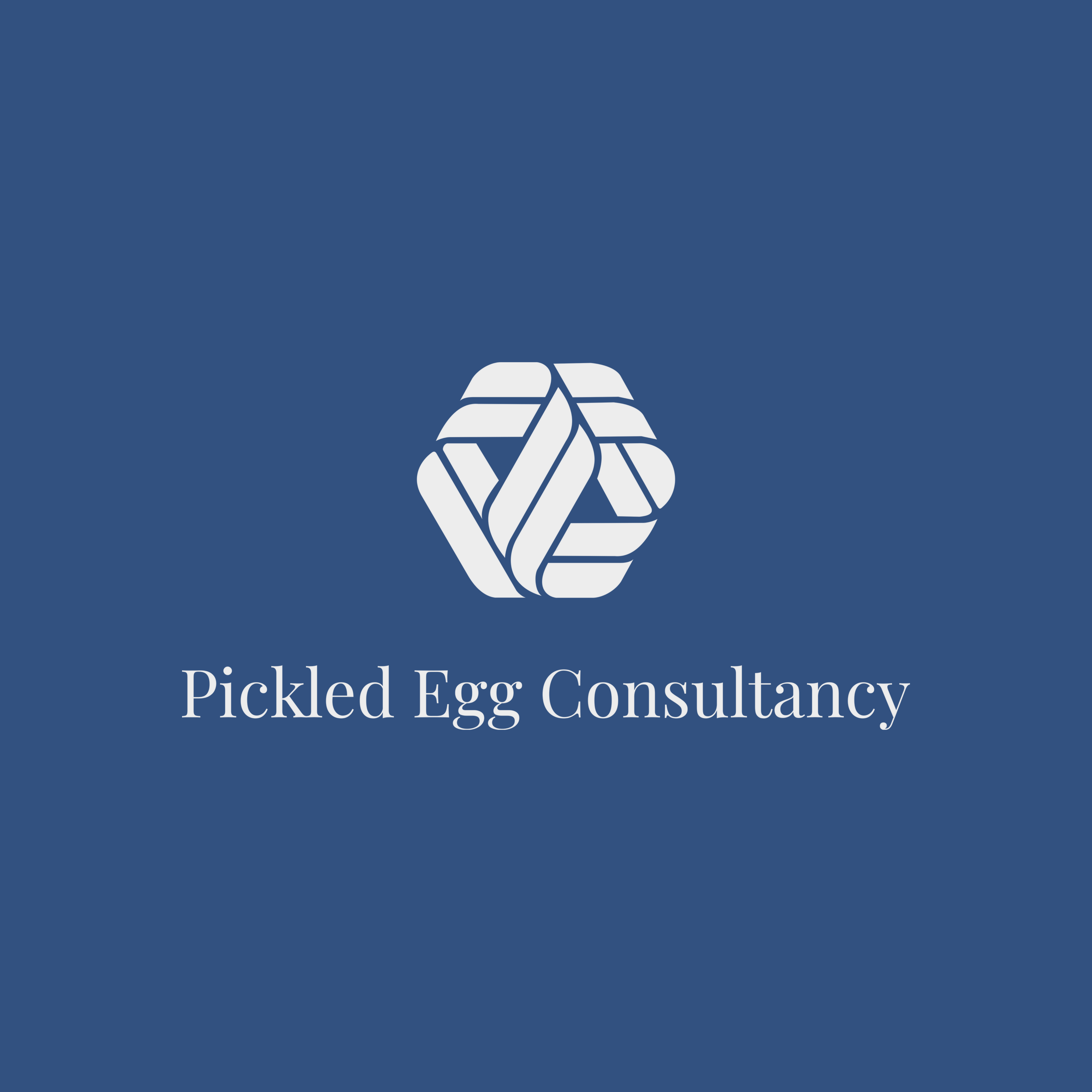 Pickled Egg Consultancy Logo is a never ending knot symbolising the complexity of business challenges that we can help to unravel