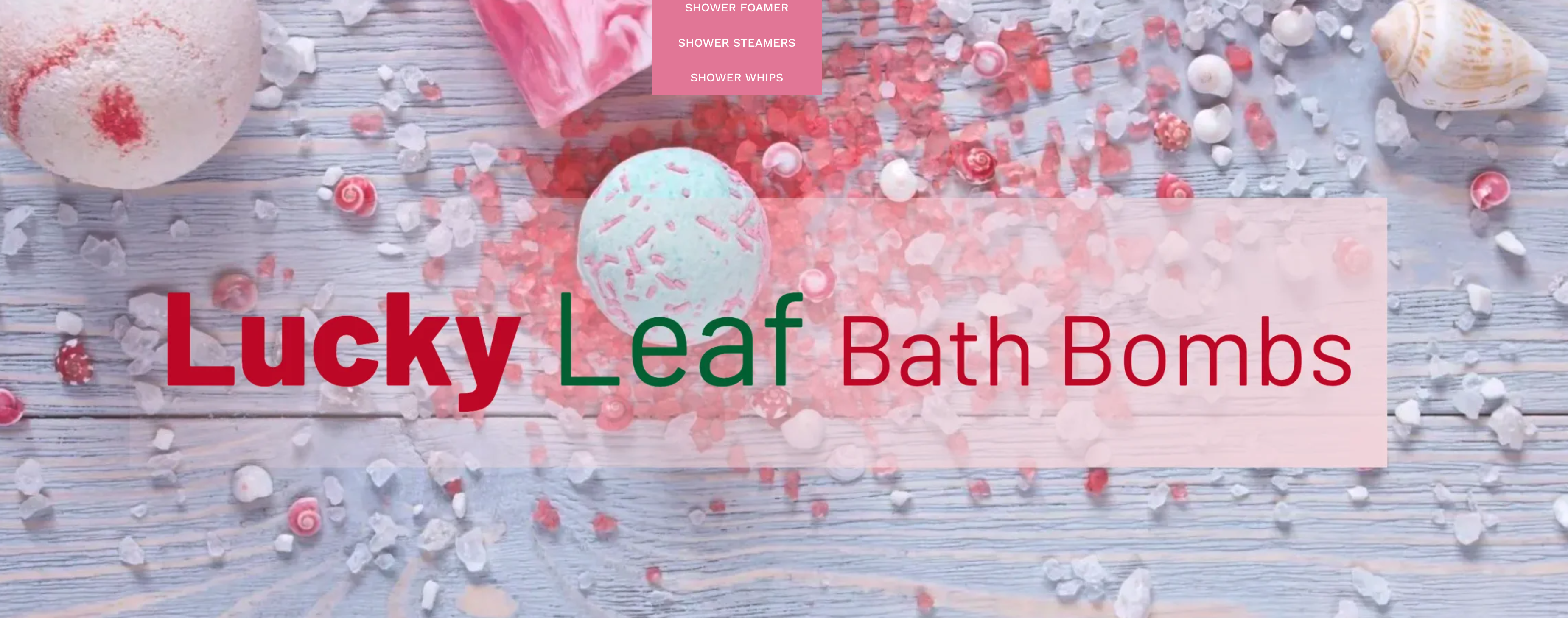 lucky leaf bath bombs logo