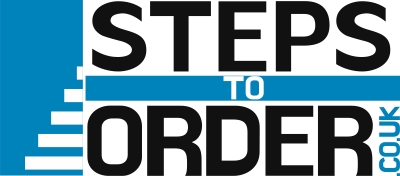 Steps To Order Logo for Mobile Safety Steps & Work Platforms, UK Made.