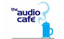 Business name with coffee pot showing an ear as steam 