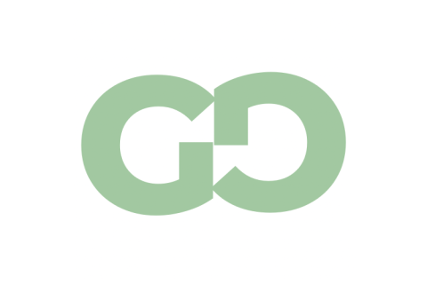 Dr Gwen Adey logo two green letter Gs on a white background