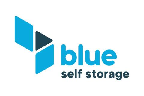 blue self storage logo