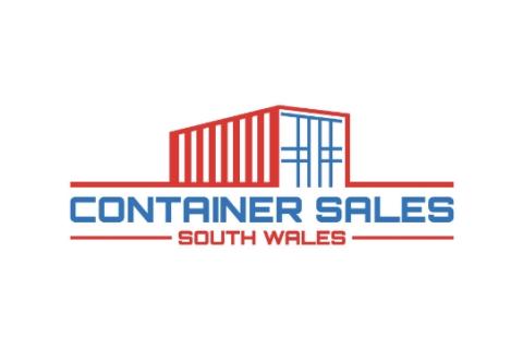 Shipping container logo with wording container sales south wales 
