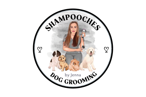 Business logo for Shampooches 