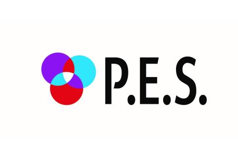 Three interconnected circles with the letters PES to the right