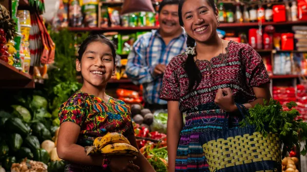 family business, food store in central America.