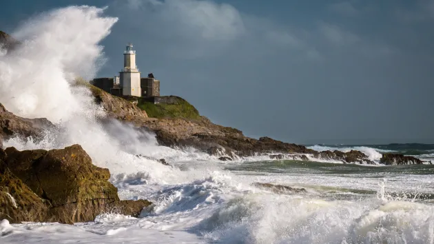 Mumbles lighthouse, Swansea. 
