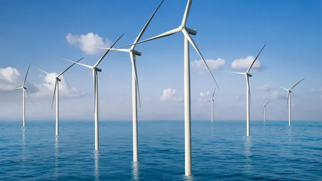 Off shore wind turbines 
