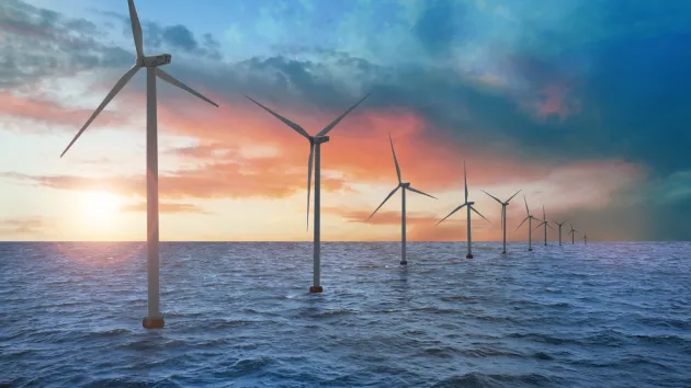 Off-shore wind turbines 
