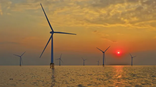 Off-shore wind turbine 