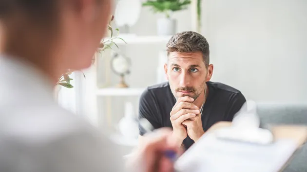 Person receiving counselling 