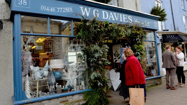 W G Davies shop