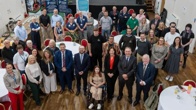 Trailblazer's scheme - Welsh Government’s Minister for Skills, Jack Sargeant, and the UK Government’s Under-Secretary of State for Wales Office, Anna McMorrin