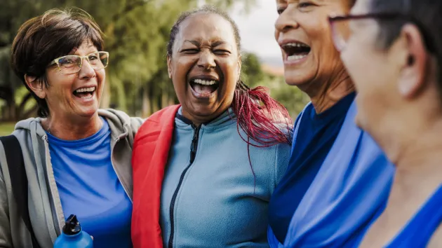 mature women wearing sport's clothes 