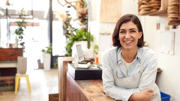 female business owner - florist 