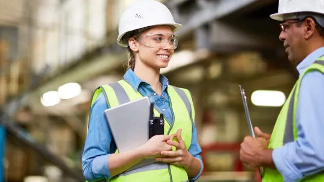 female apprentice and mentor 