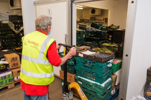 FareShare Cymru worker