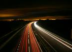 Image of a motorway at night.