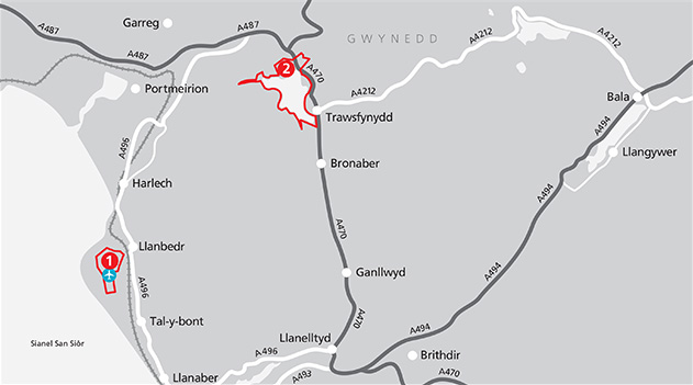 Snowdonia Zone Map