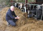 Richard Jenkins with homegrown forage