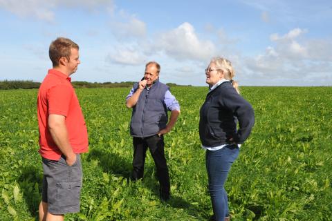 andrew rees talking to chris duller and julie bowes