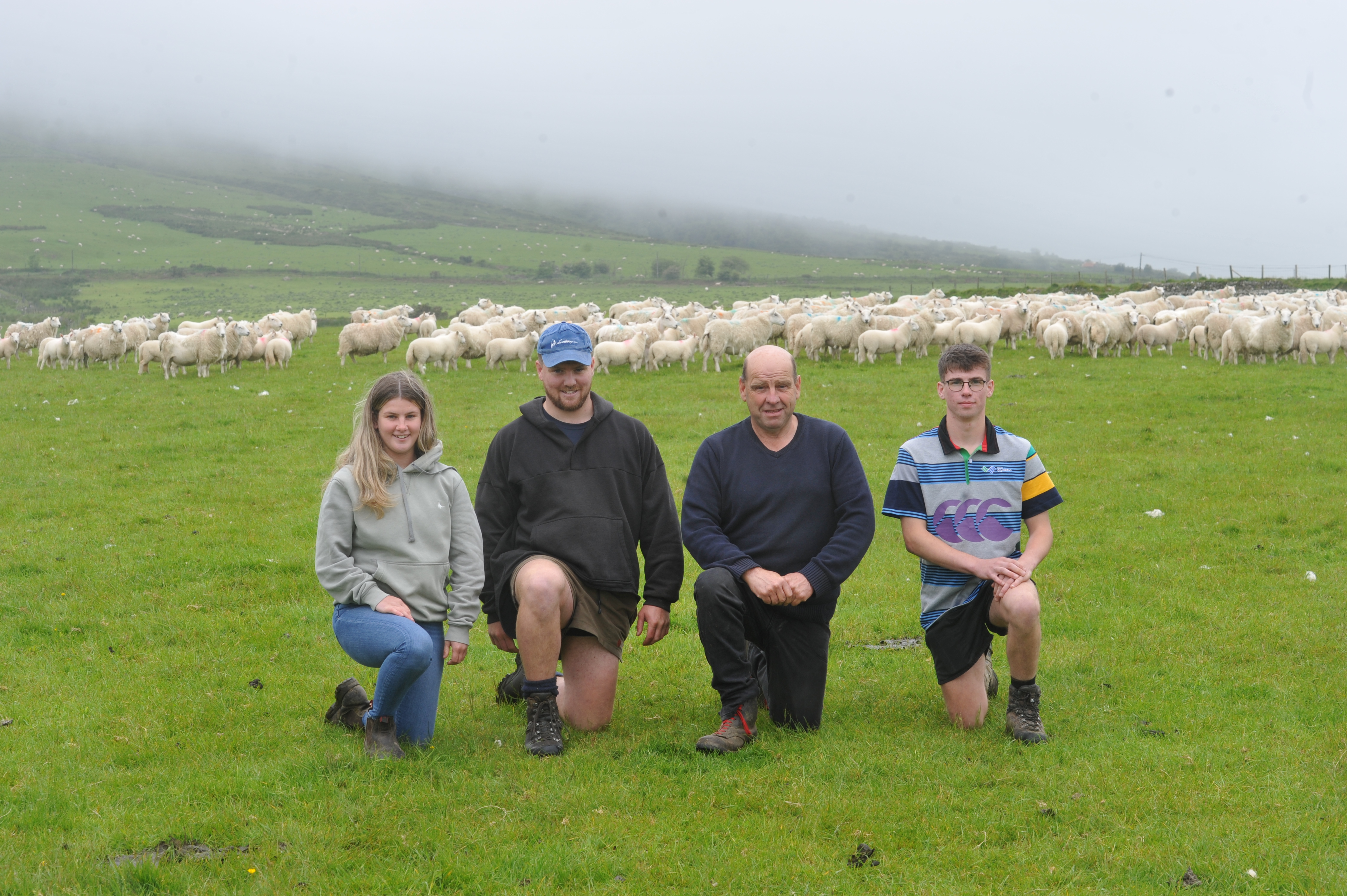Elen, Eifion, Gwyn and Guto Parry