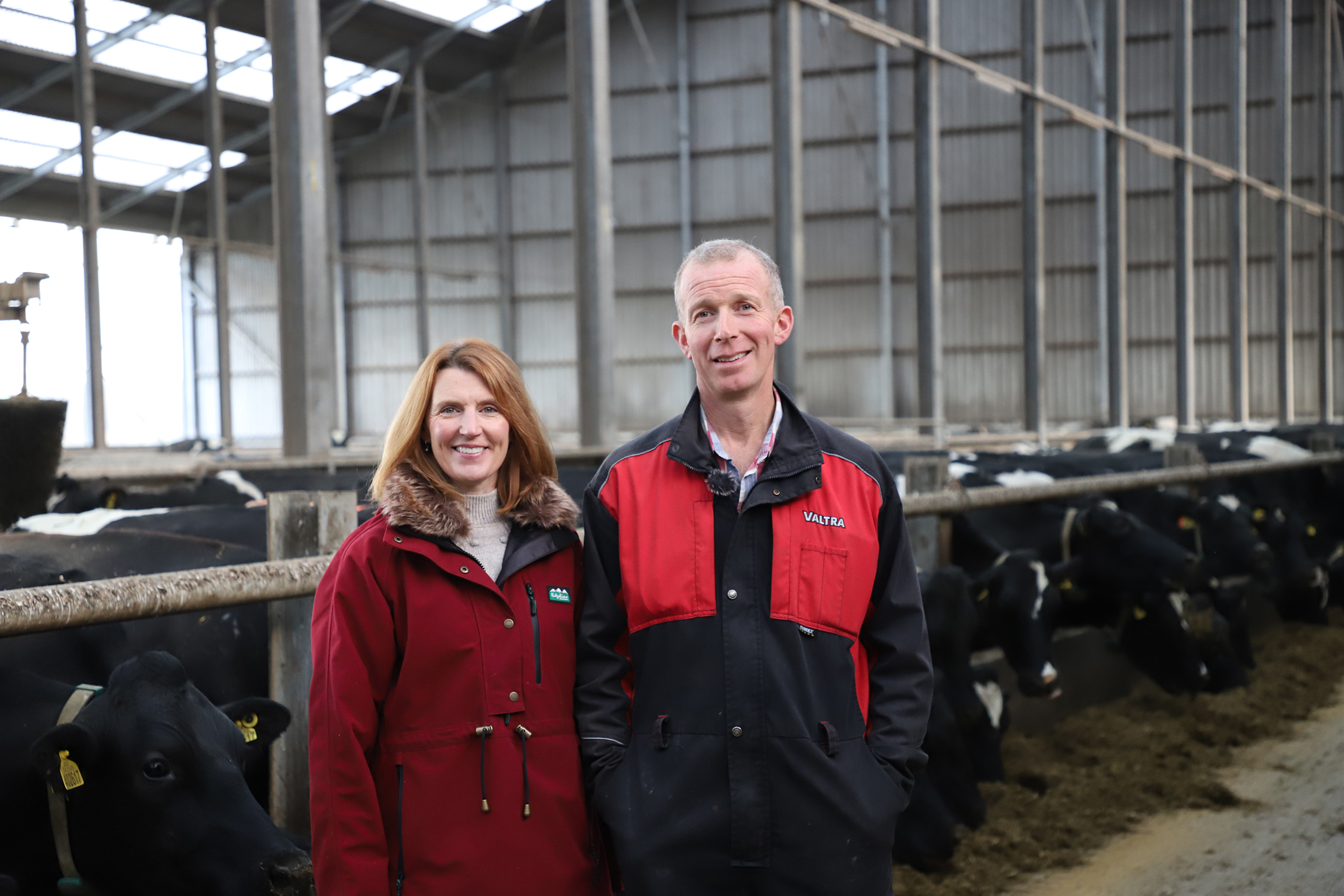 Eleri and Gethin Gibbin, Drefach Farm