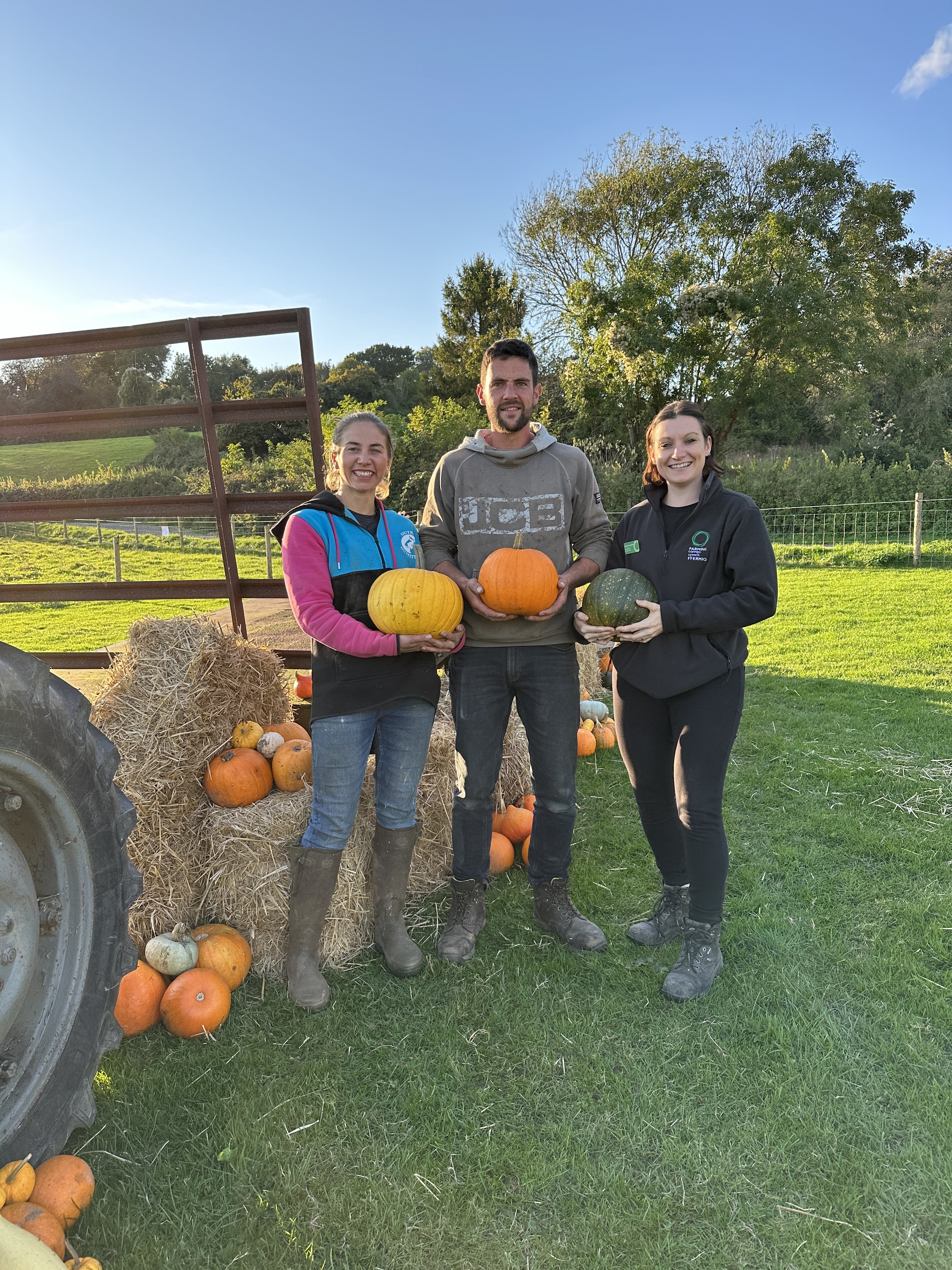 Matt and Laura with Hannah Norman