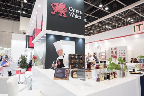 Cymru Wales overseas trade stand