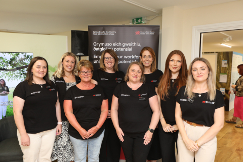 The Welsh Government Sgiliau Bwyd a Diod Cymru / Food & Drink Skills Wales programme team