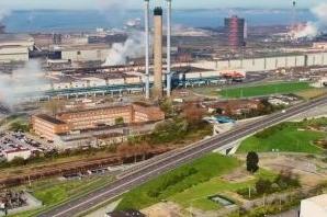 Photo of Port Talbot industrial site 