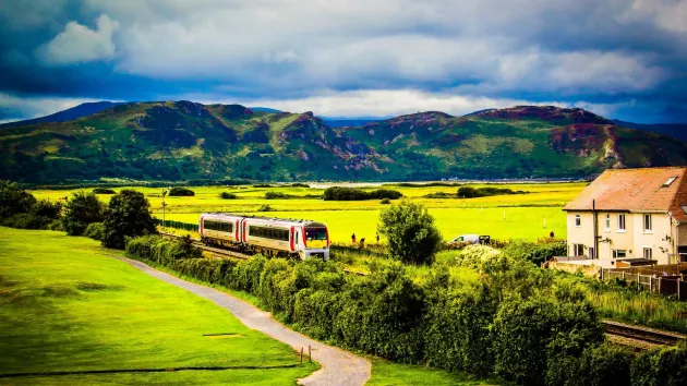 views over Llandudno Golf club 