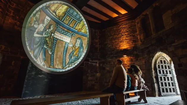 Exhibition at Caernarfon castle 