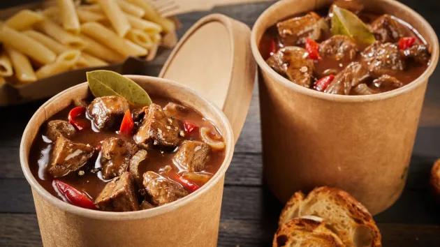 Take Away food - beef stew 