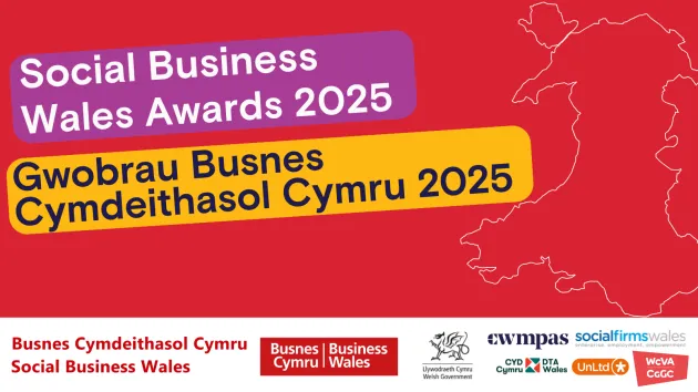 Social Business Wales awards 2025 - text 