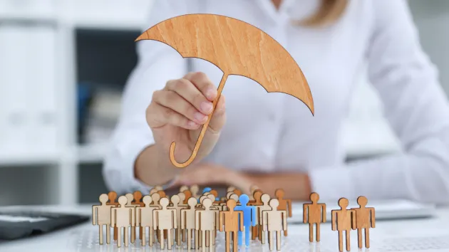 Umbrella - to depict protection 