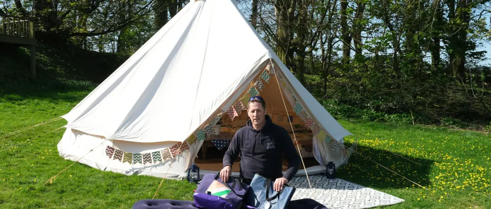 Owner of Nights Under Canvas, Steven Bradley