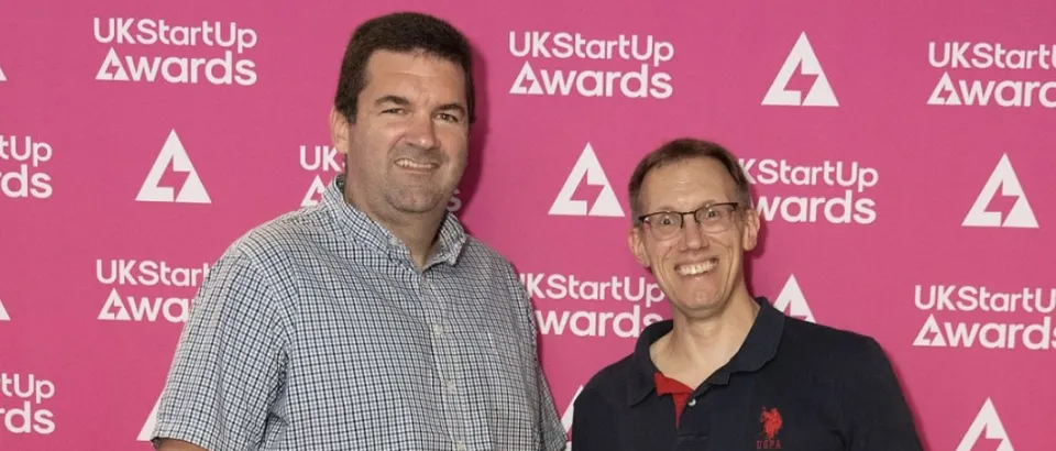 Founders of Securanova at awards ceremony 