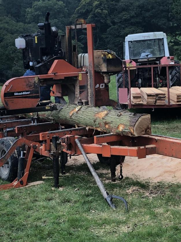 Image showing wood and machinery