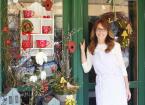 Smiling Mature Woman Florist Small Business Flower Shop Owner
