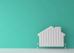 radiator in the shape of a house