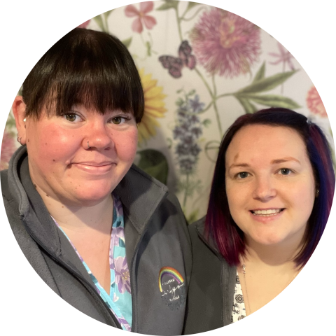 Manon and Louise of Enfys Funerals Ltd
