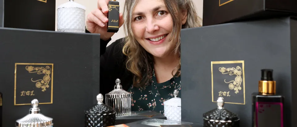 Fiona Stephens of LAL Fragrance 
