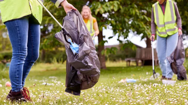 Litter picking 