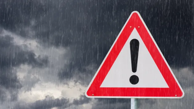 Road Traffic Sign - flood 
