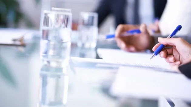 Boardroom meeting 