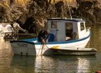 Porthclais harbour Ty Ddewi St Davids Pembrokeshire Wales