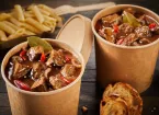 Take Away food - beef stew 