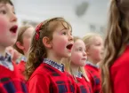 children singing